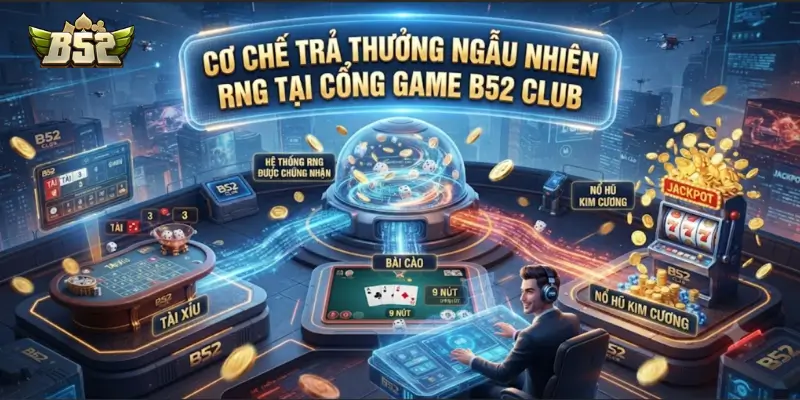 Cơ chế trả thưởng ngẫu nhiên RNG tại cổng game B52 CLUB