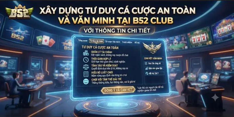 Xây dựng tư duy cá cược an toàn và văn minh tại B52 CLUB